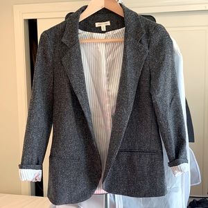 SILENCE & NOISE Grey tweed blazer